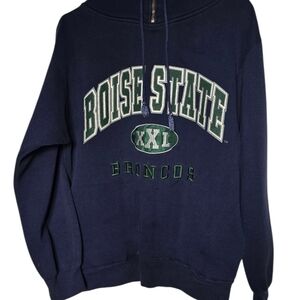 Early 2000s Y2K Vintage JanSport Boise State Quarter Zip